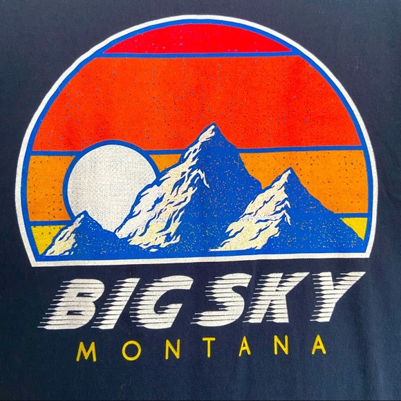 Big Sky Montana T-Shirt - Picture 1 of 2